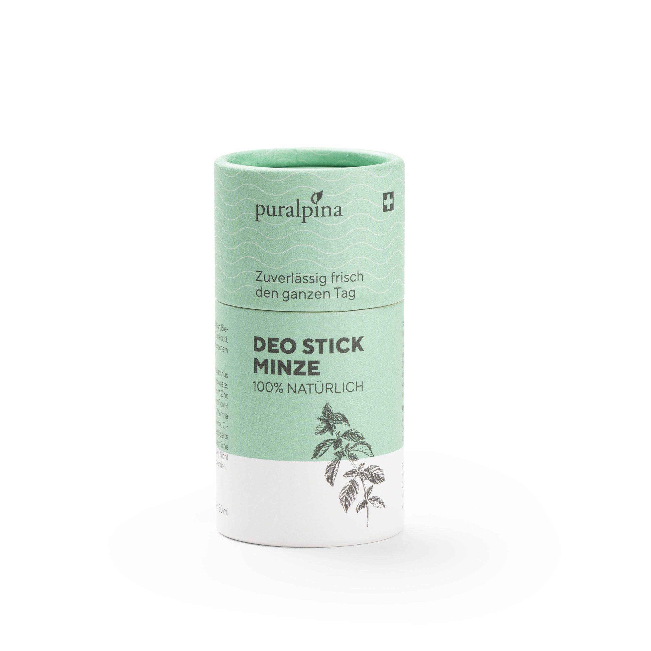 Deo Stick Minze • Der Schweizer Deo Stick von puralpina
