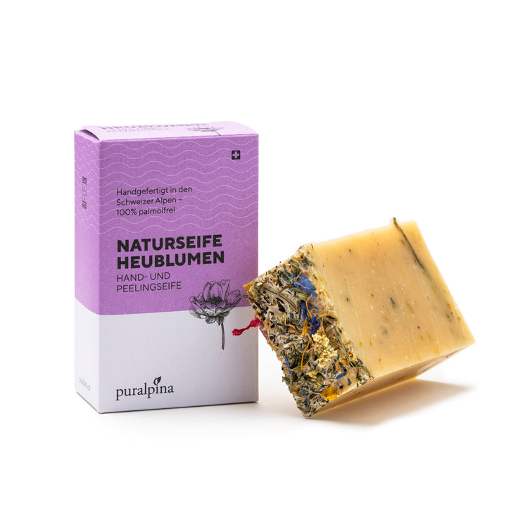 Natural soap hay flowers